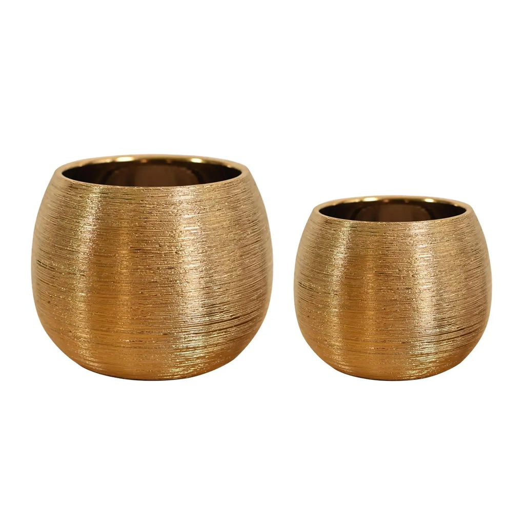 Modern Ceramic Plant Pots Bowl Containers - view 2