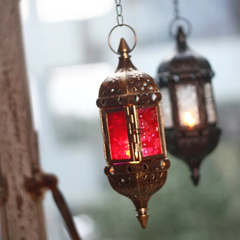 Metal Hanging Candlesticks Candelabrum Pendant Light - view 4