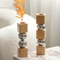 Nordic Ornament Decoration Geometric Wooden - view 1