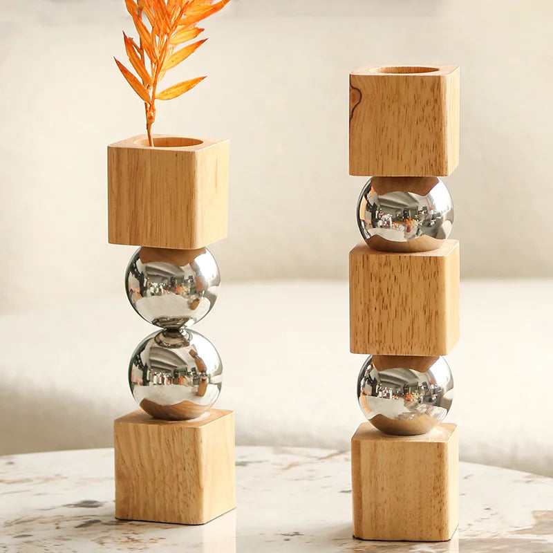 Nordic Ornament Decoration Geometric Wooden - view 4