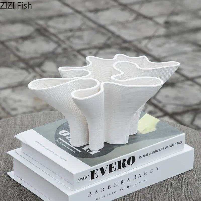 Ceramic Art Vase Ornament Flower Arrangement - view 8