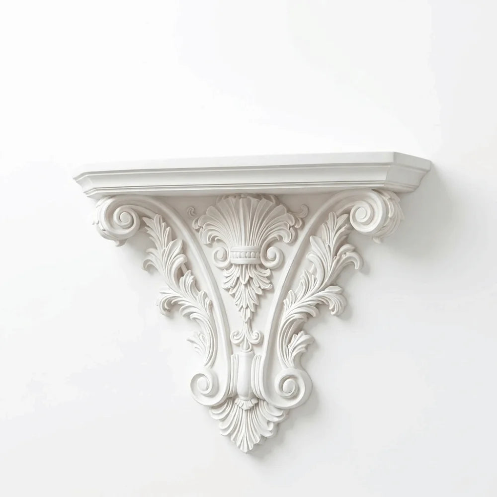 3D Printing Floating Shelf Carving Retro - view 7