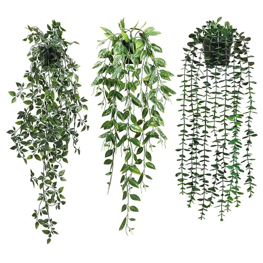 Artificial Hanging Plants with Pot Fake - view 2