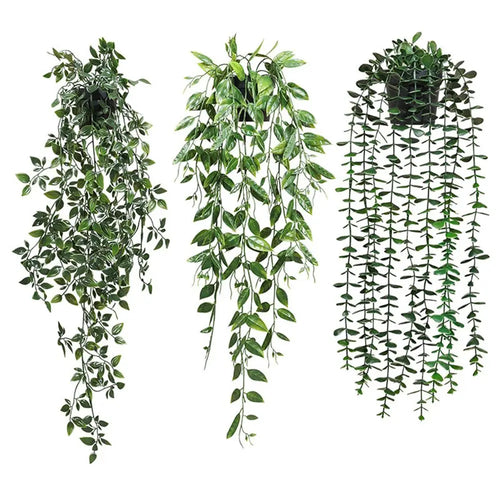 Artificial Hanging Plants with Pot Fake - view 2