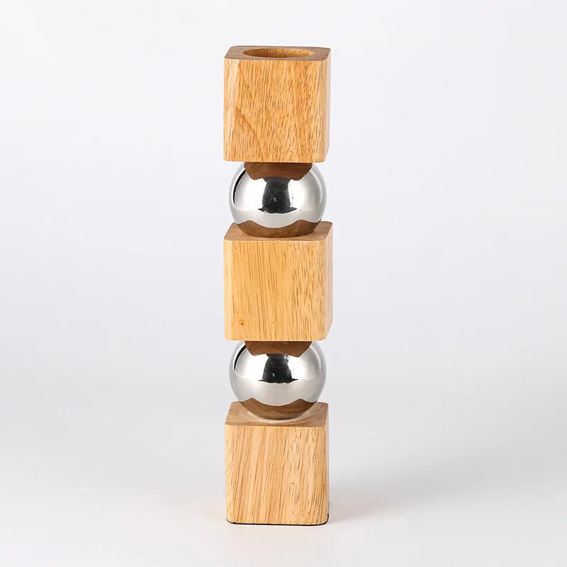 Nordic Ornament Decoration Geometric Wooden - view 5
