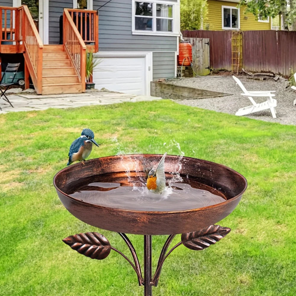 Vintage Outdoor Bird Bath - Sturdy - view 1