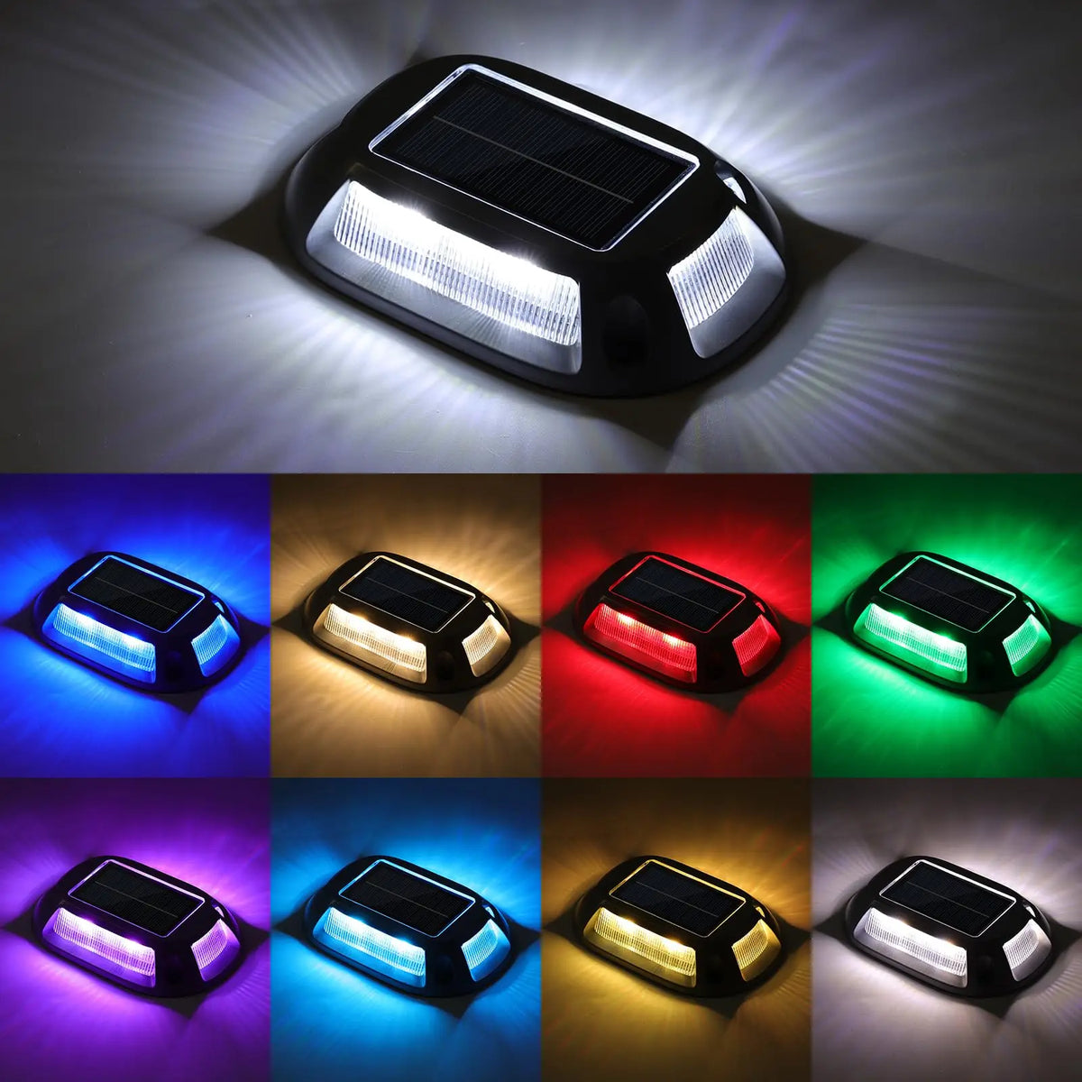 Solar Driveway Lights Dock Deck Lamp - view 7