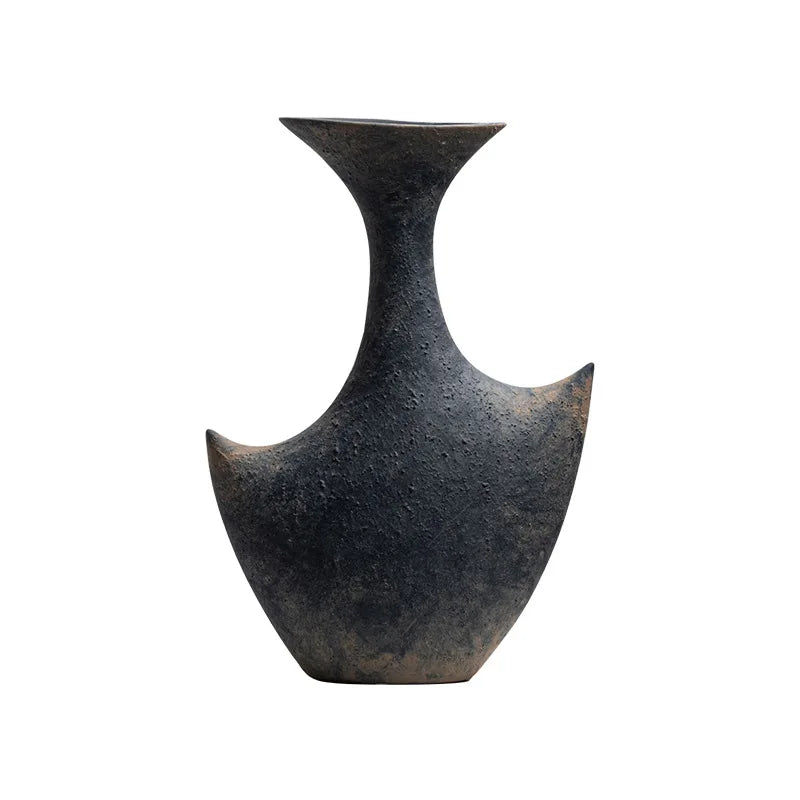 Ceramic Vase Abstract Geometric Radians Flower - view 6