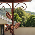 Antique Iron Bird Bath Water - view 2