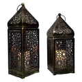 Arab Metal Wind Lantern Vintage Candle - view 1