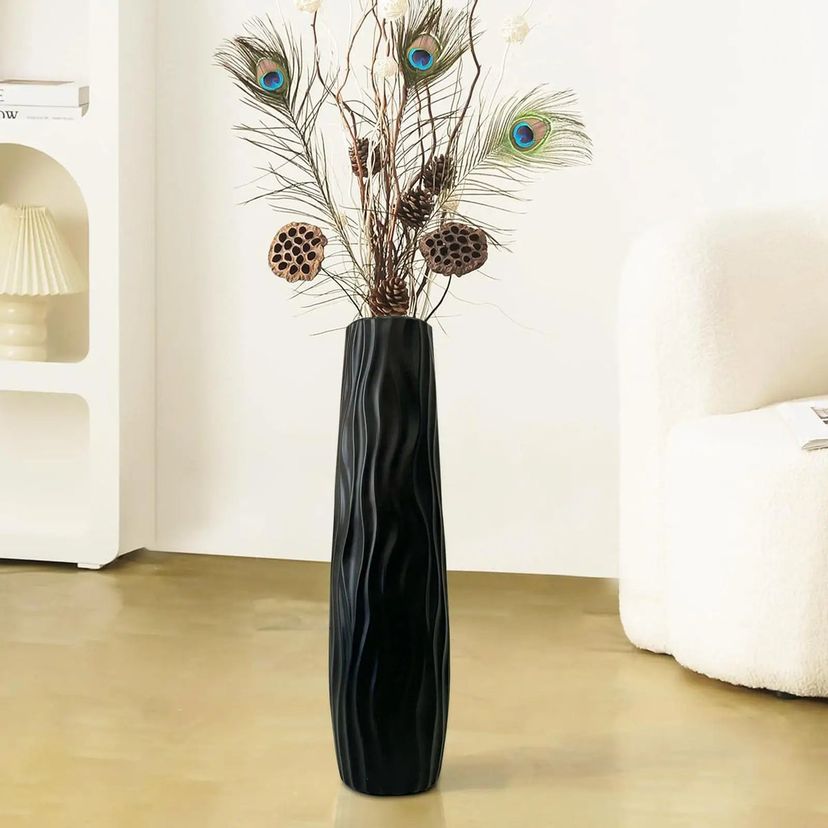 Large Floor Vase Textured Standing - view 4