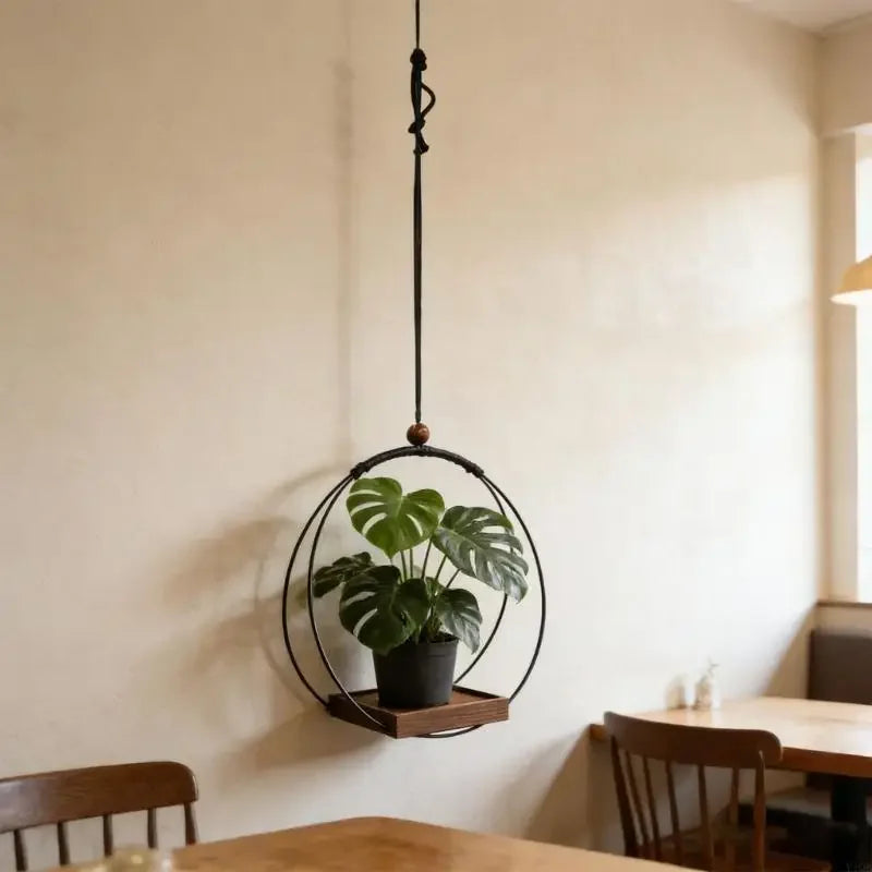 Indoor Hanging Planter Black - view 4
