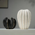 Ceramic Vase Irregular Carambola Flower Arrangement - view 1