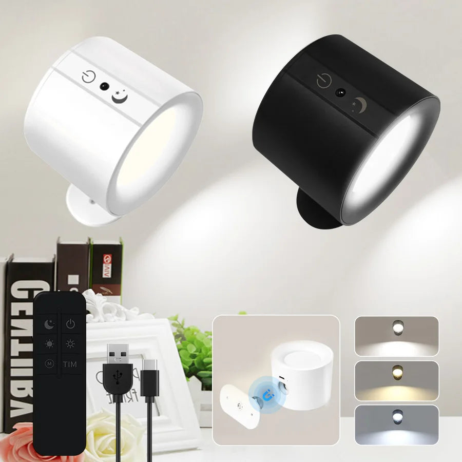 Cordless Led Wall Lamp Rechargeable Night - view 1