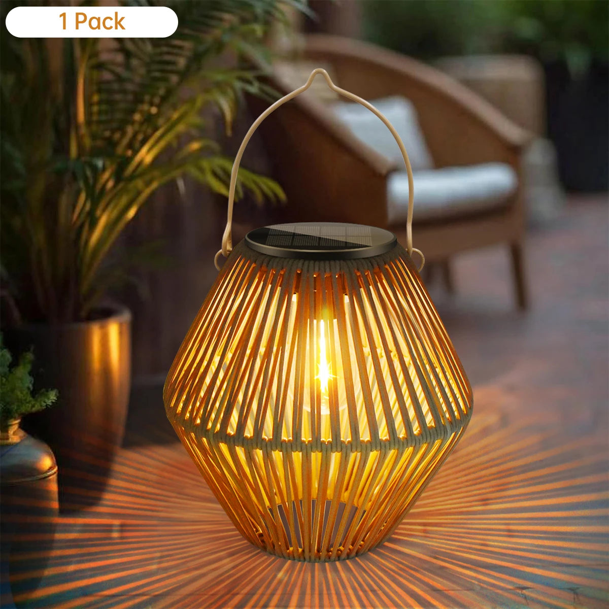 Solar Lanterns Lights Outdoor Waterproof Boho - view 8