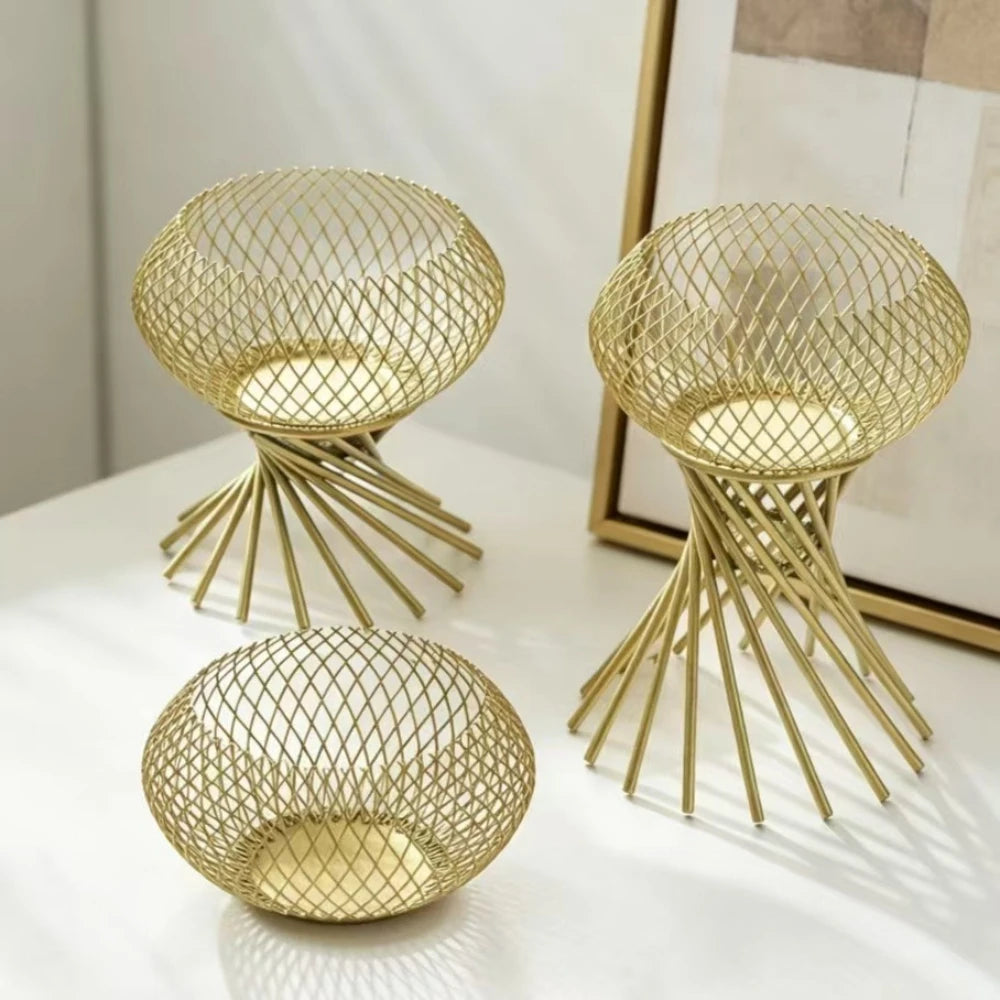 Minimalist Lantern Holder Metal Candle Hollow - view 2