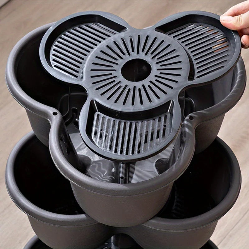 Stackable Plant Pot Set Indoor Flower - view 4