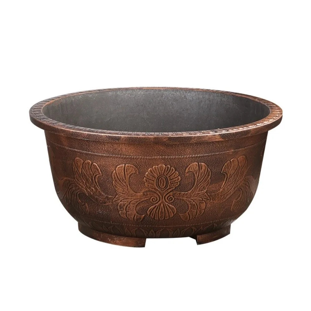 Resin Lotus Planter Pot Large 7 - view 1