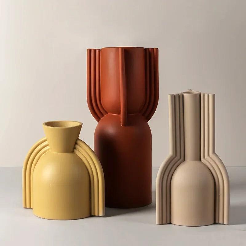 Ceramic Vase Modern Irregular Nordic - view 4