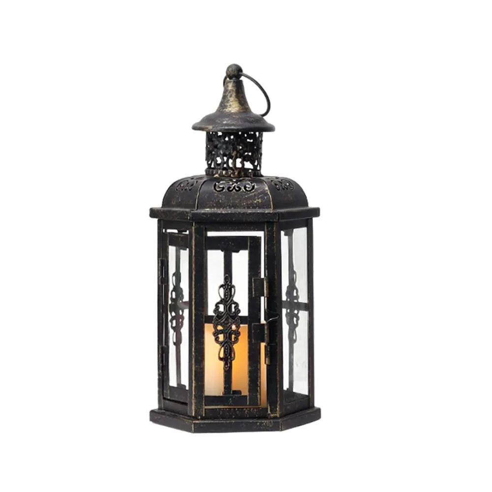 Luxural Nordic Candle Holder Lanterns Metal - view 1