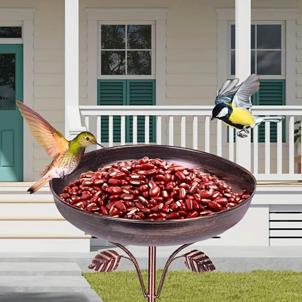 Vintage Outdoor Bird Bath - Sturdy - view 5