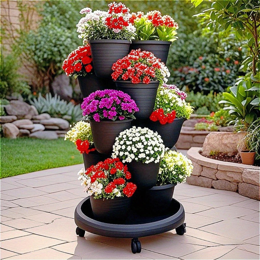 Stackable Plant Pot Set Indoor Flower - view 5