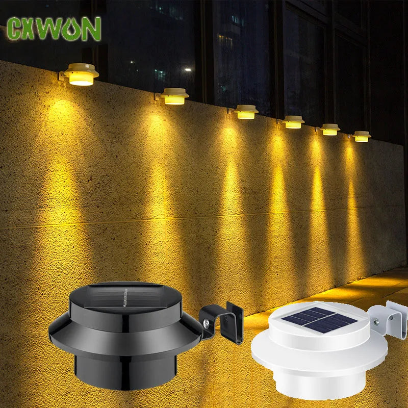 Solar Powered Lights Outdoor Fence LED - view 1