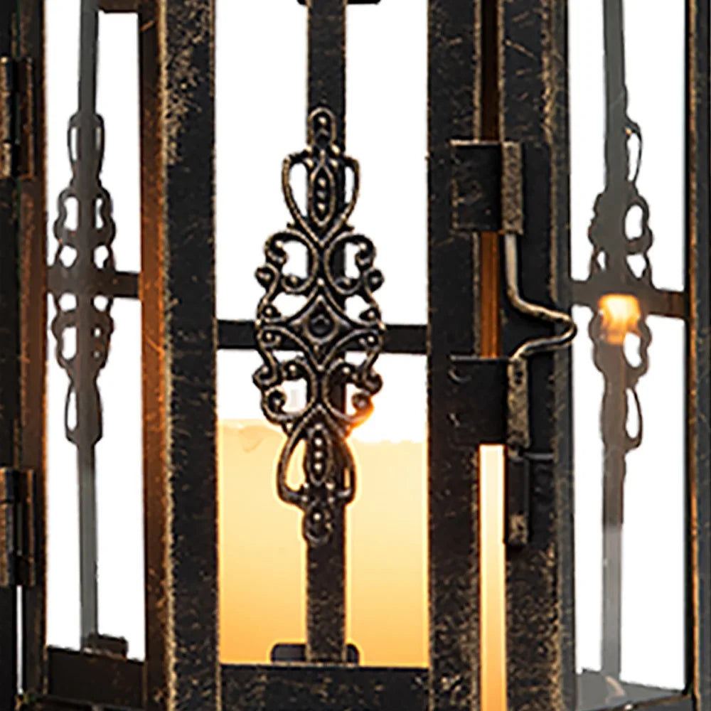 Luxural Nordic Candle Holder Lanterns Metal - view 6